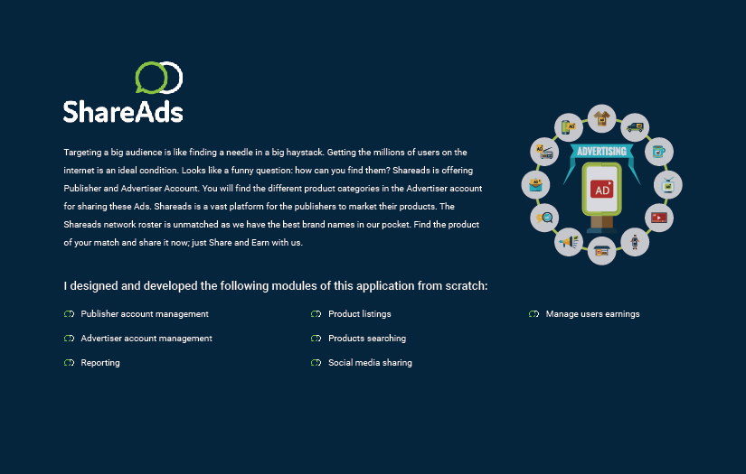 ShareAds screenshot 1